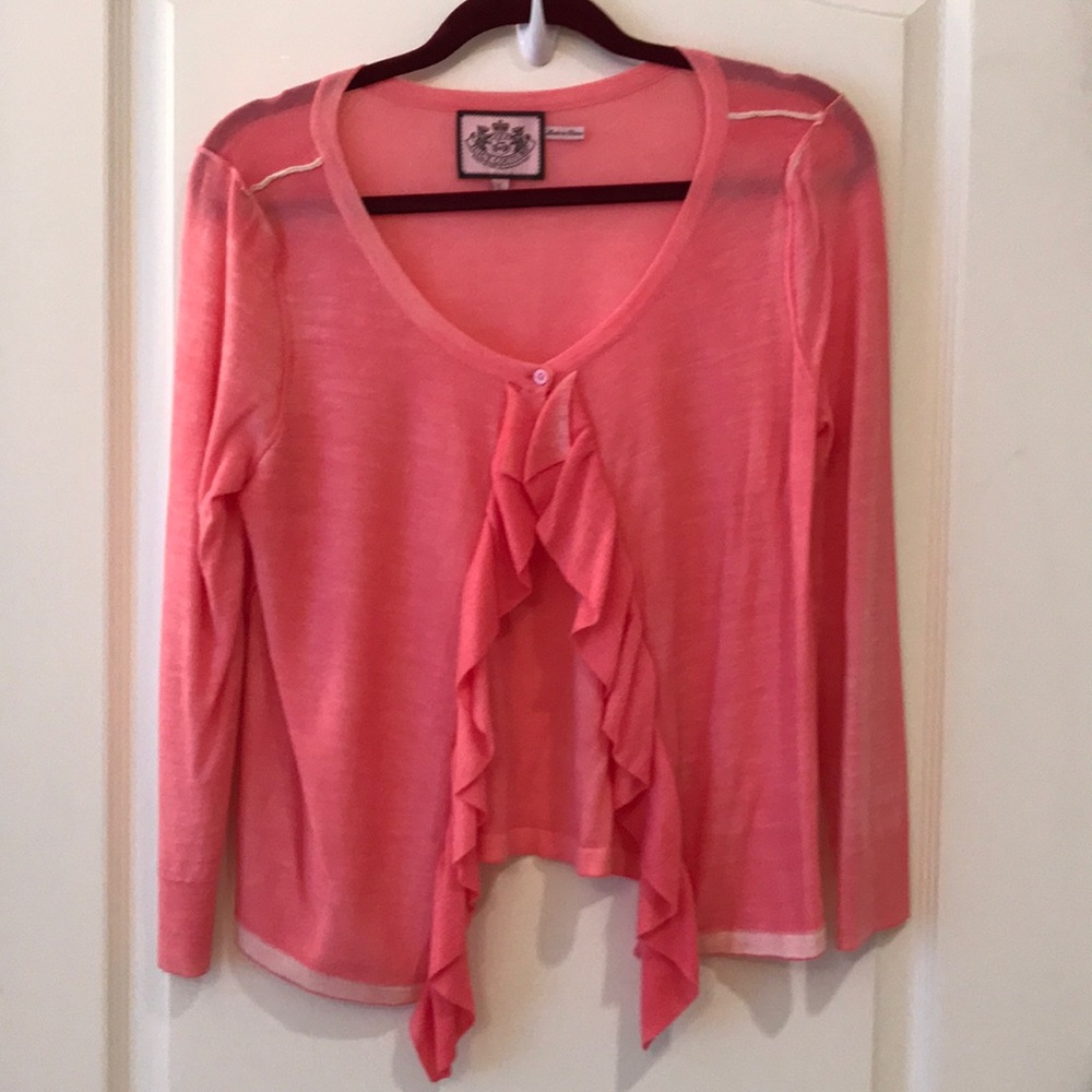 Juicy Couture Pink/White Sweater
